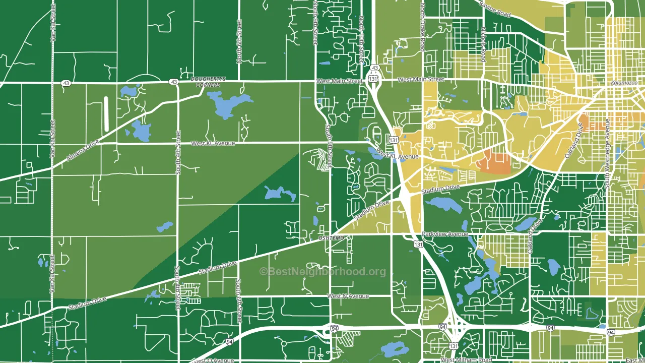 49009, MI block-group voter-turnout map