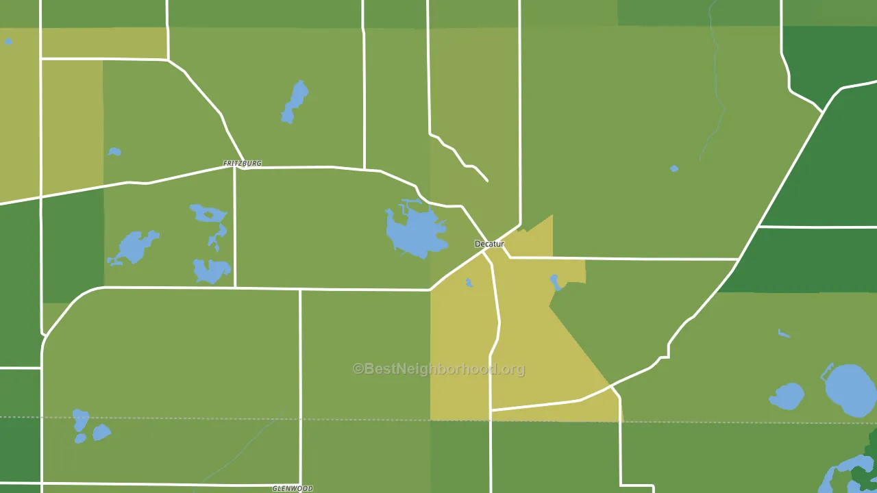 49045, MI block-group voter-turnout map