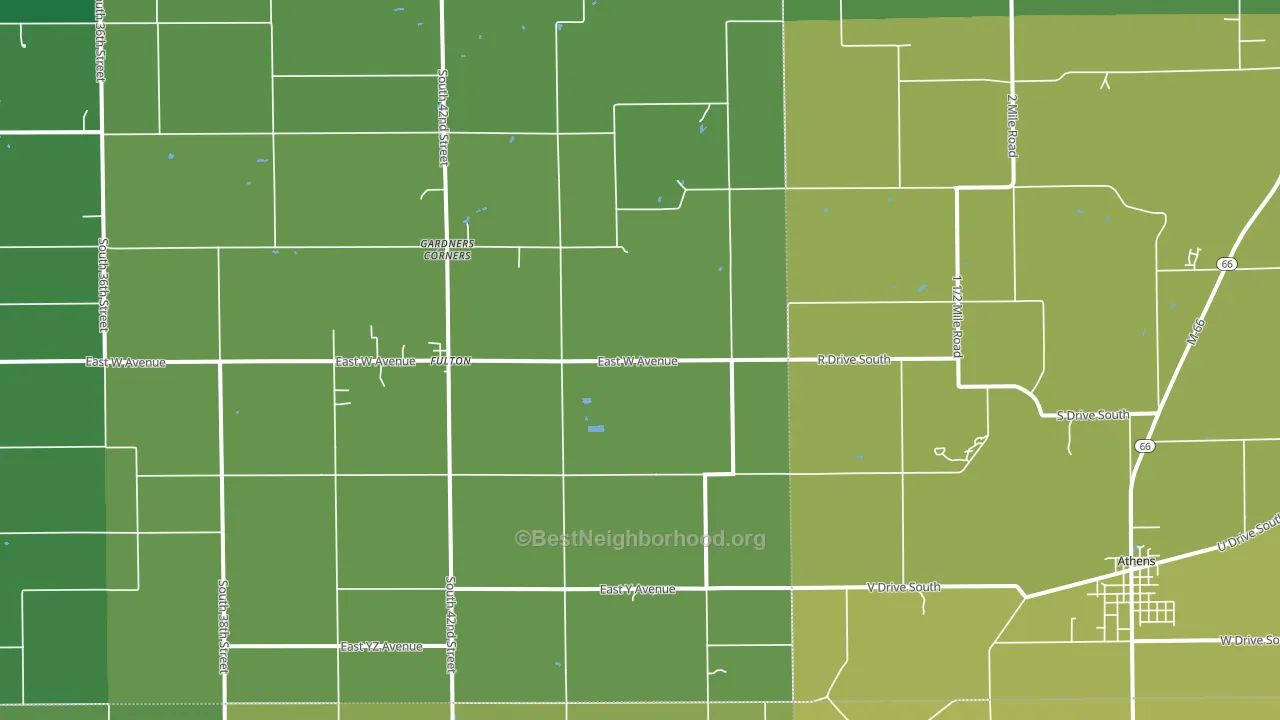 49052, MI block-group voter-turnout map