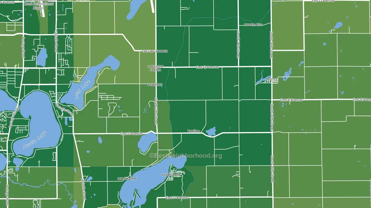 49088, MI block-group voter-turnout map