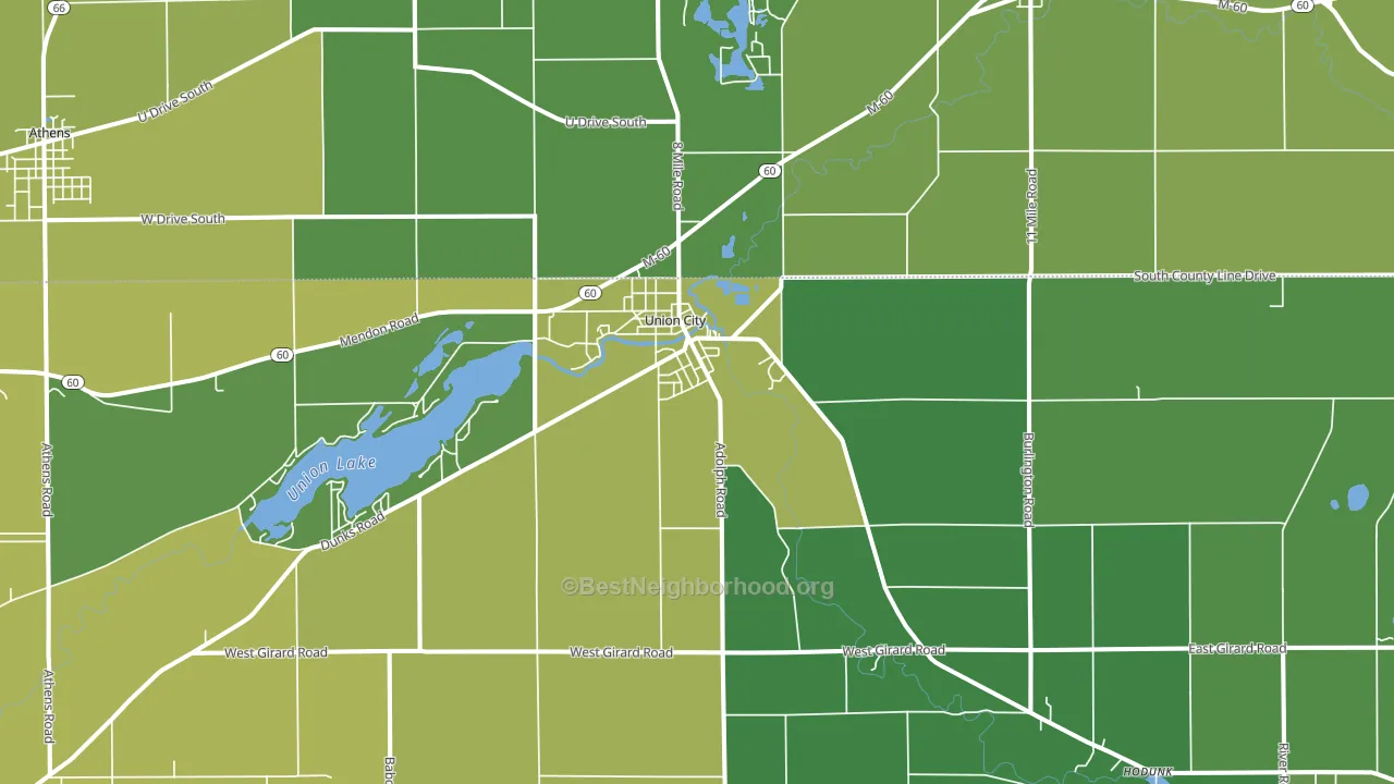 49094, MI block-group voter-turnout map