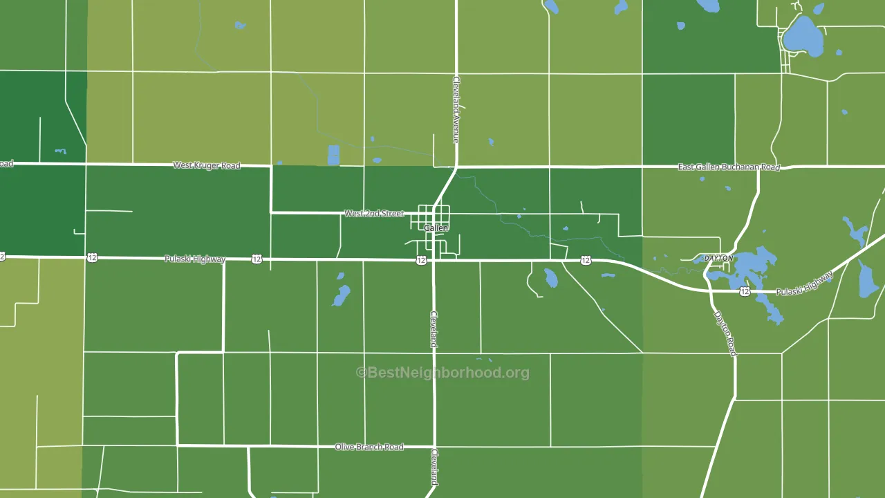49113, MI block-group voter-turnout map