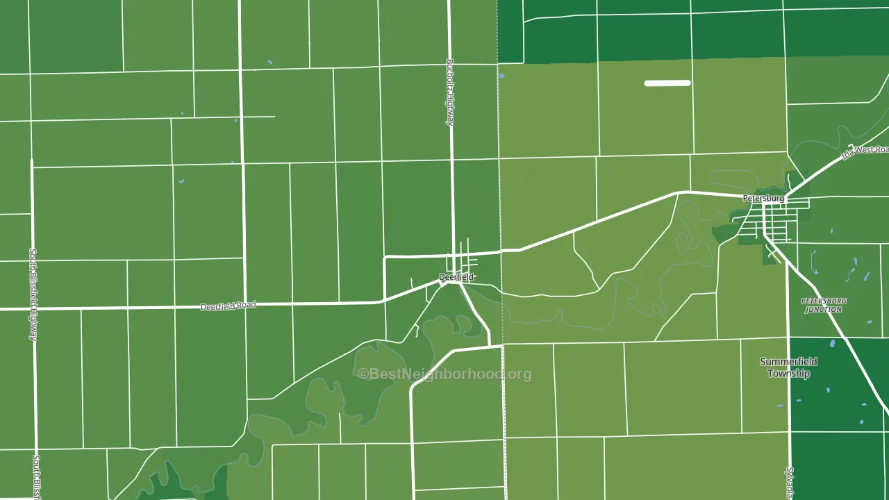 49238, MI block-group voter-turnout map