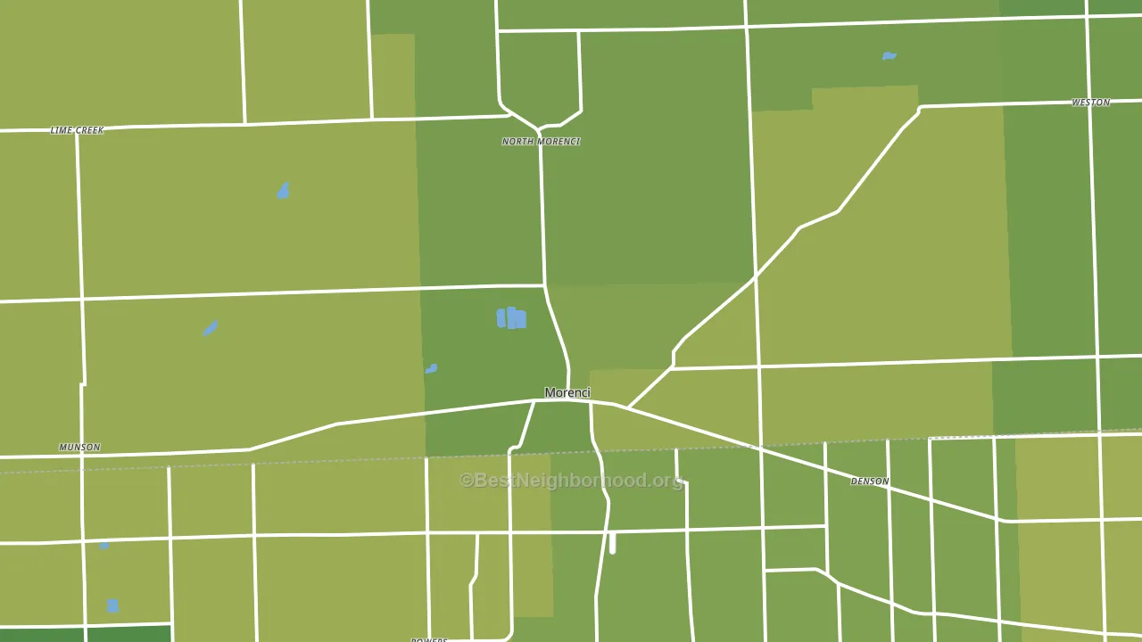 49256, MI block-group voter-turnout map