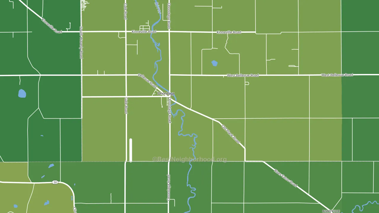 49264, MI block-group voter-turnout map