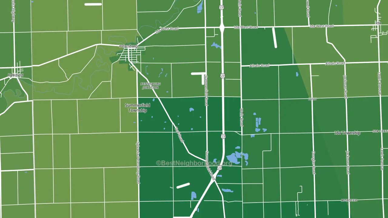 49270, MI block-group voter-turnout map