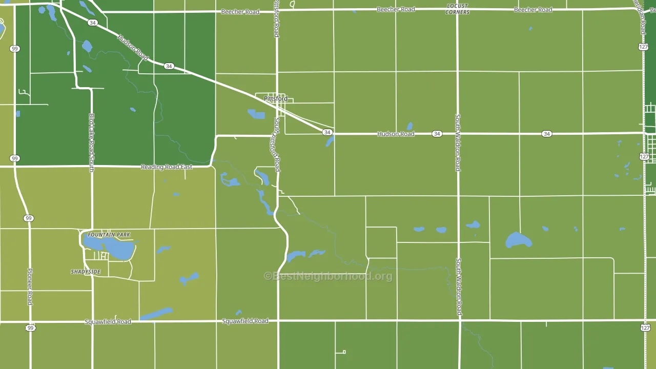 49271, MI block-group voter-turnout map