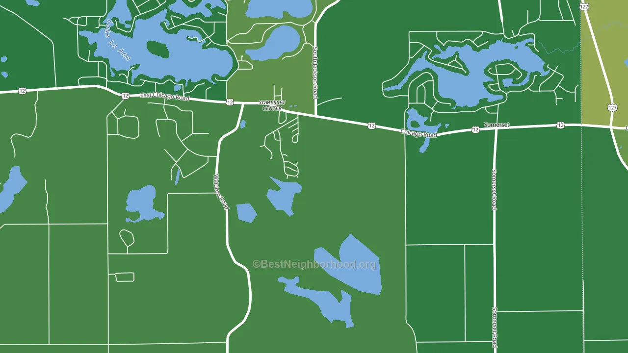 49282, MI block-group voter-turnout map