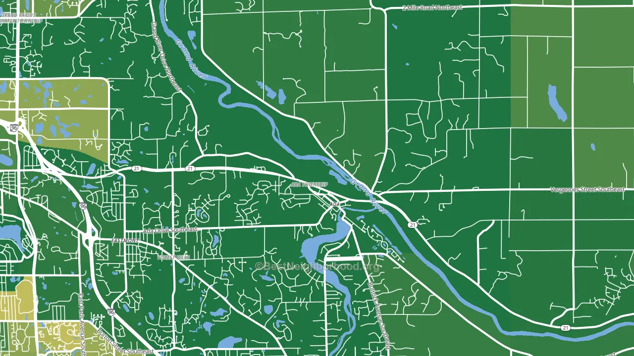 49301, MI block-group voter-turnout map