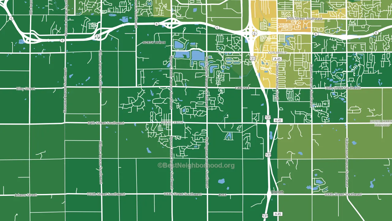 49315, MI block-group voter-turnout map