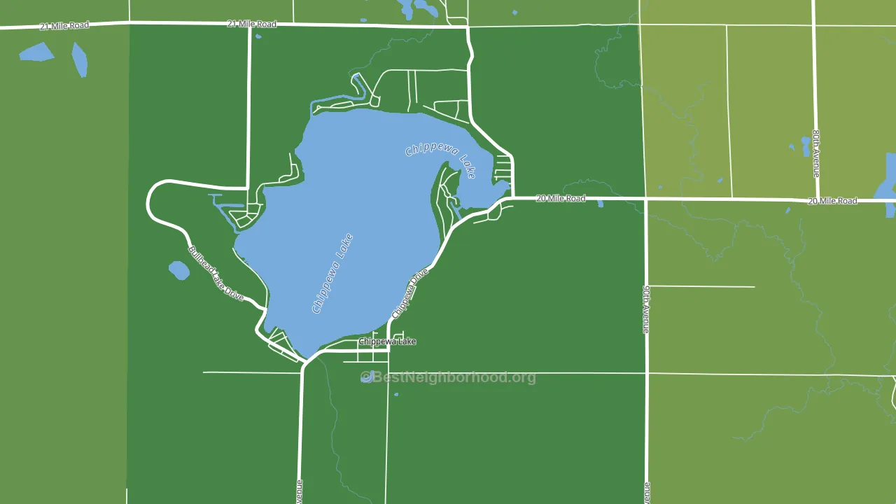 49320, MI block-group voter-turnout map