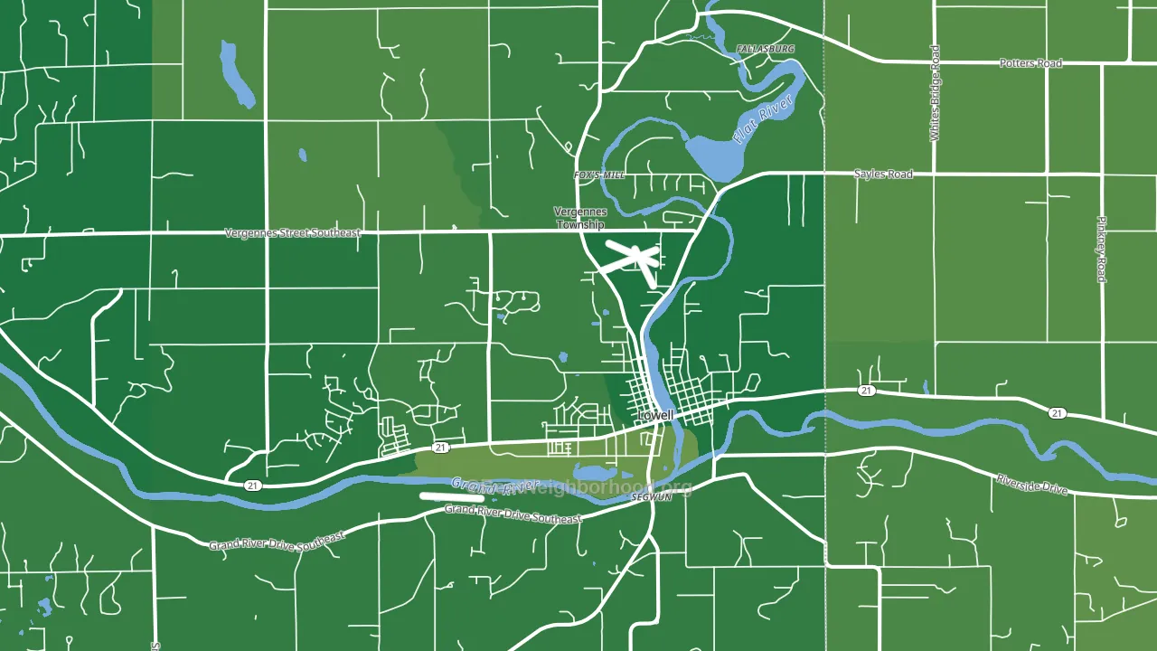 49331, MI block-group voter-turnout map