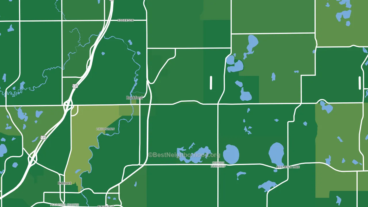 49341, MI block-group voter-turnout map