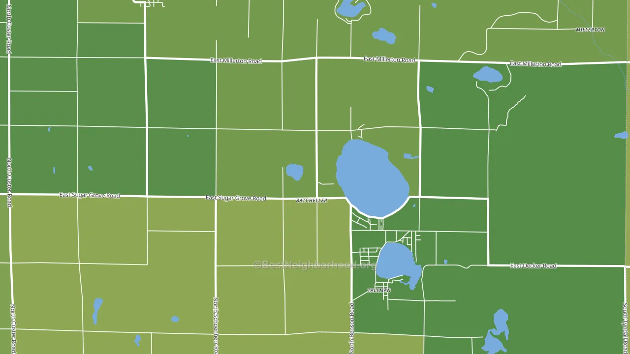 49410, MI block-group voter-turnout map