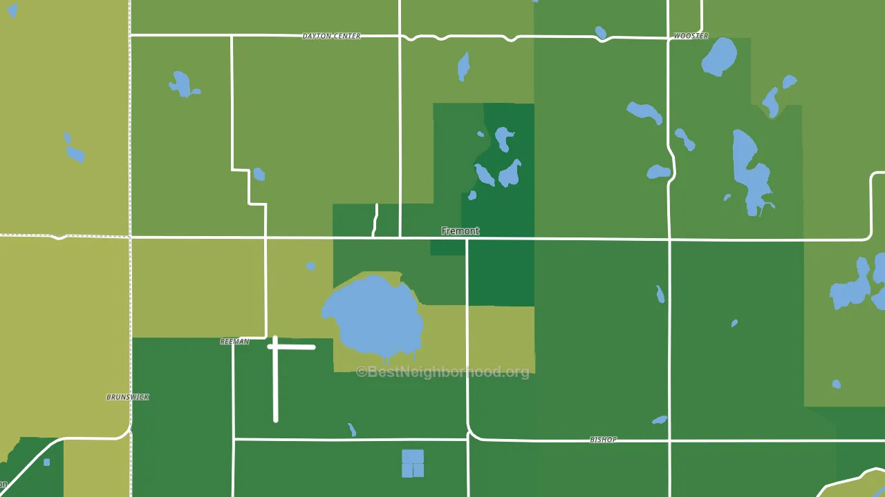 49412, MI block-group voter-turnout map