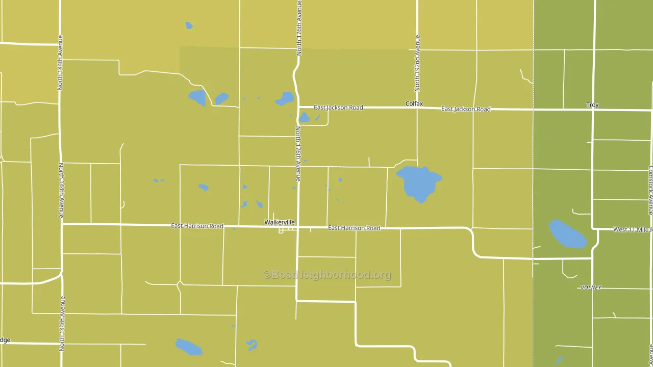 49459, MI block-group voter-turnout map