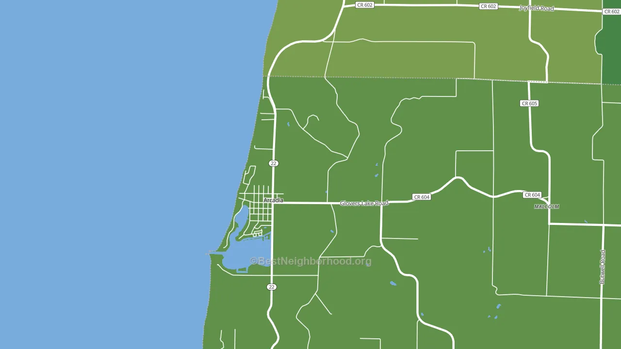 49613, MI block-group voter-turnout map