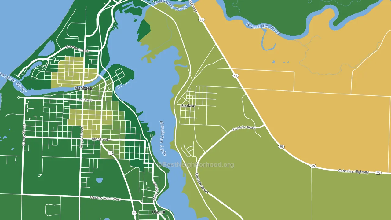 49626, MI block-group voter-turnout map
