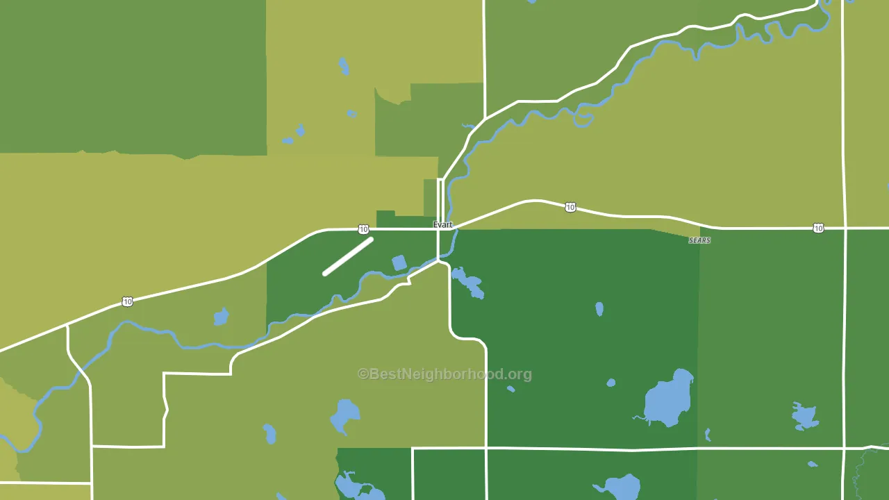 49631, MI block-group voter-turnout map