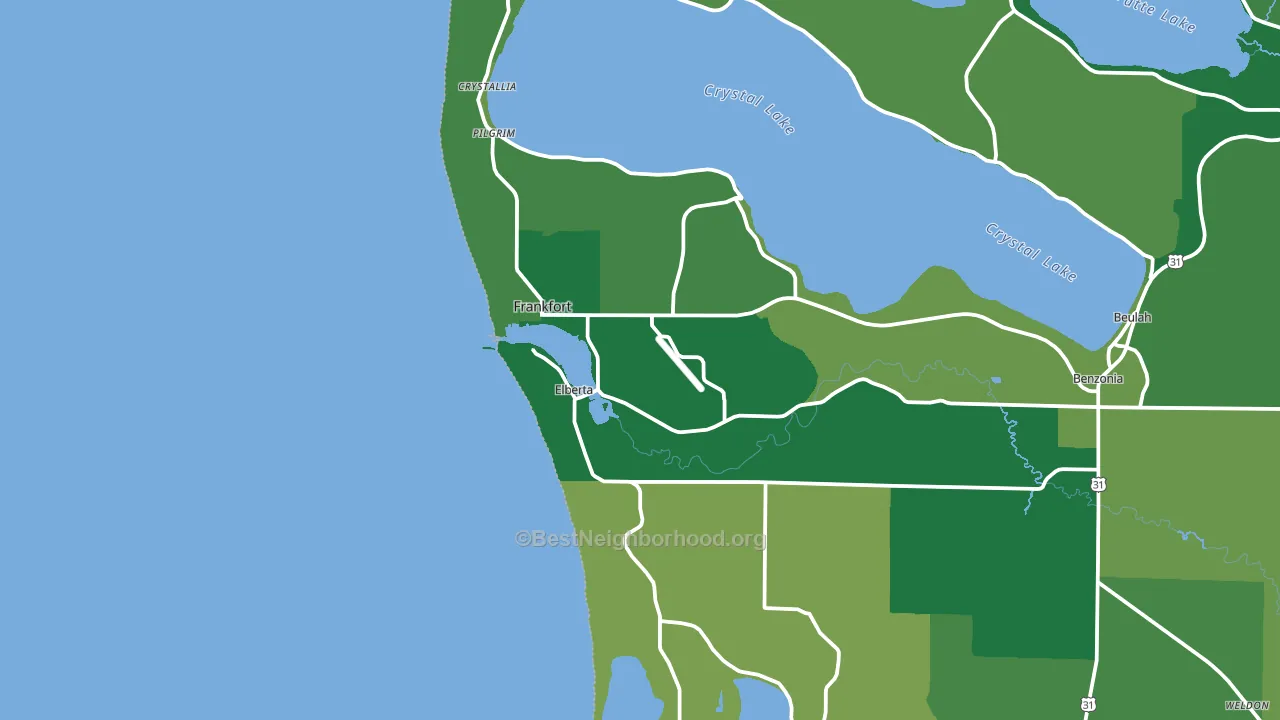 49635, MI block-group voter-turnout map