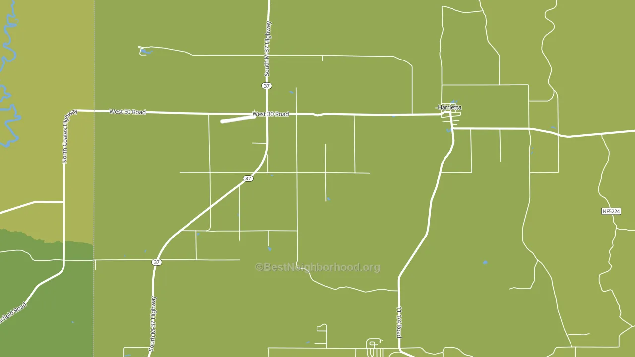 49638, MI block-group voter-turnout map