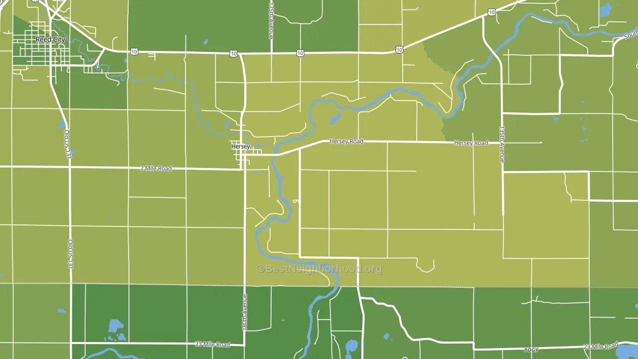 49639, MI block-group voter-turnout map