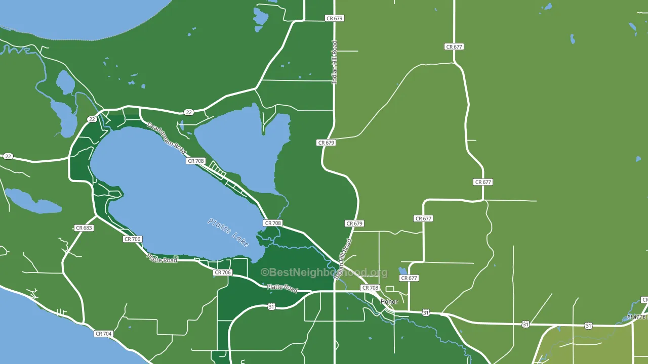 49640, MI block-group voter-turnout map