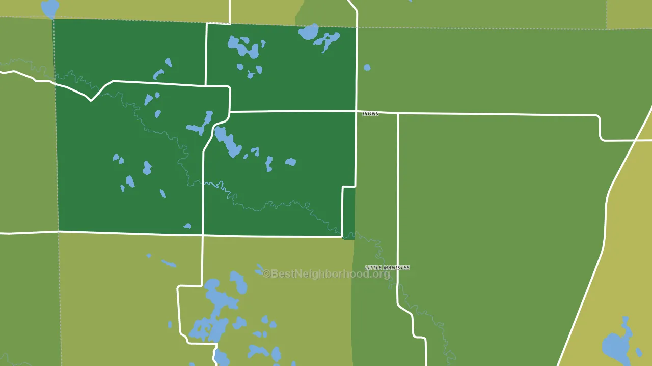 49644, MI block-group voter-turnout map