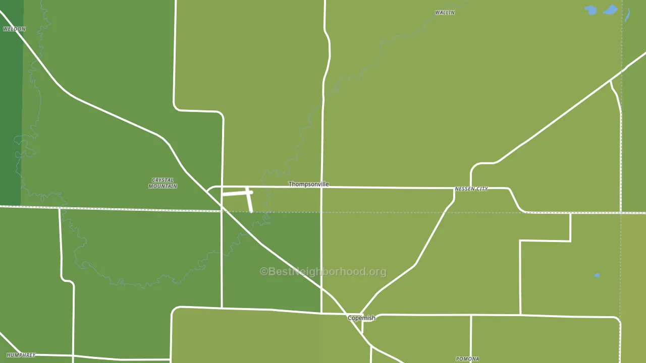 49683, MI block-group voter-turnout map