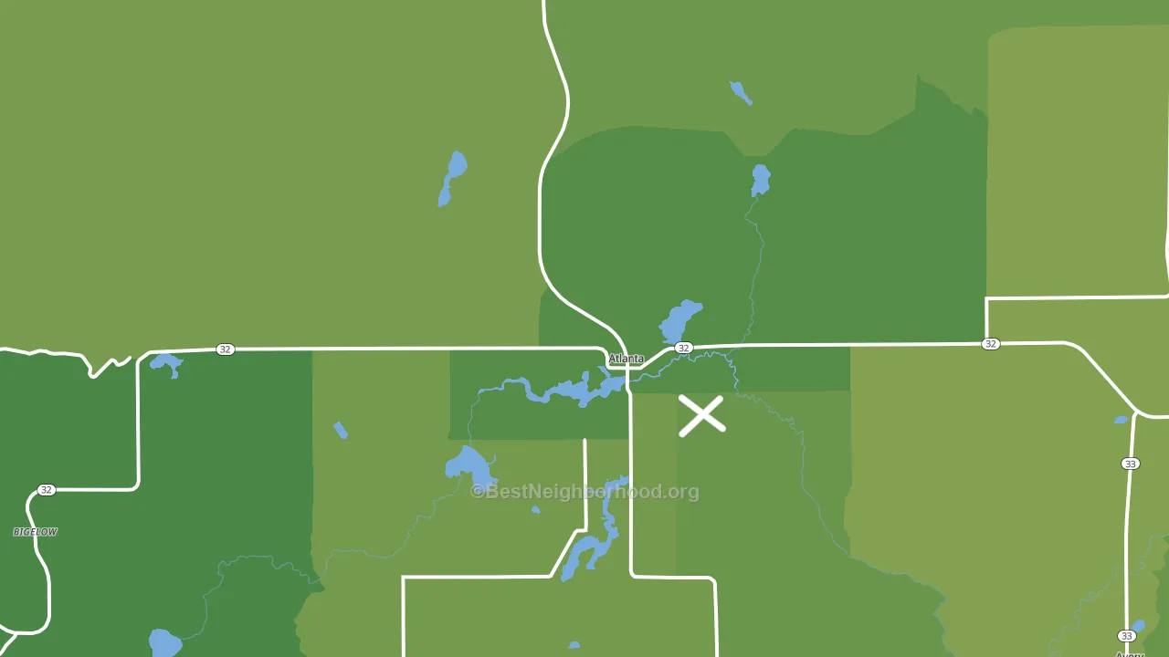 49709, MI block-group voter-turnout map