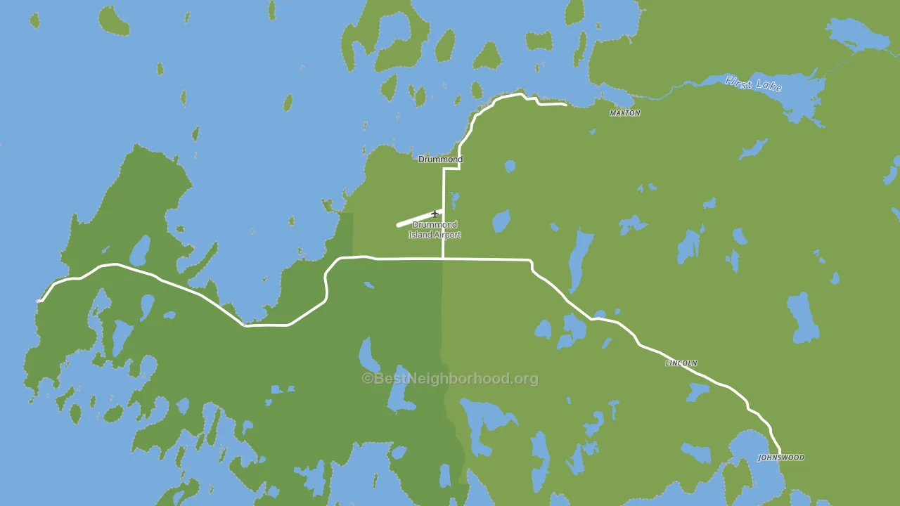 49726, MI block-group voter-turnout map
