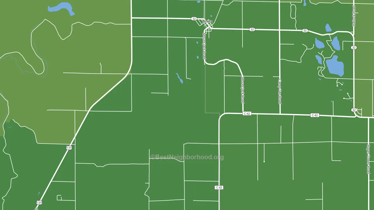 49730, MI block-group voter-turnout map