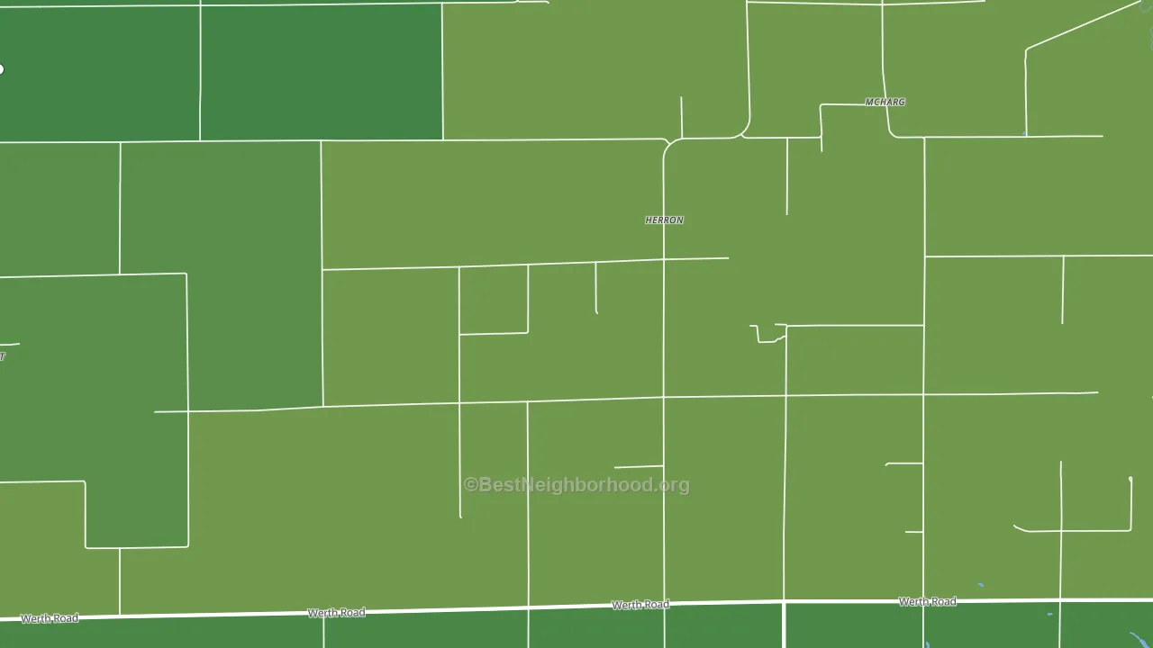 49744, MI block-group voter-turnout map