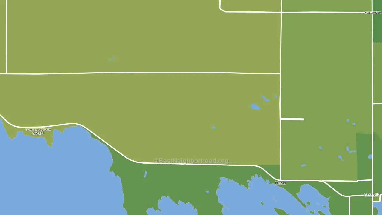 49745, MI block-group voter-turnout map