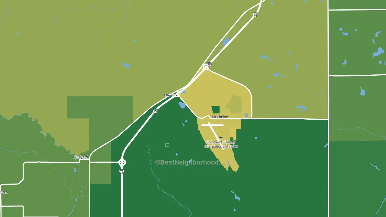 49752, MI block-group voter-turnout map