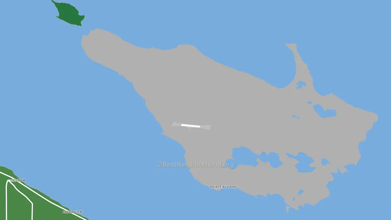 49775, MI block-group voter-turnout map