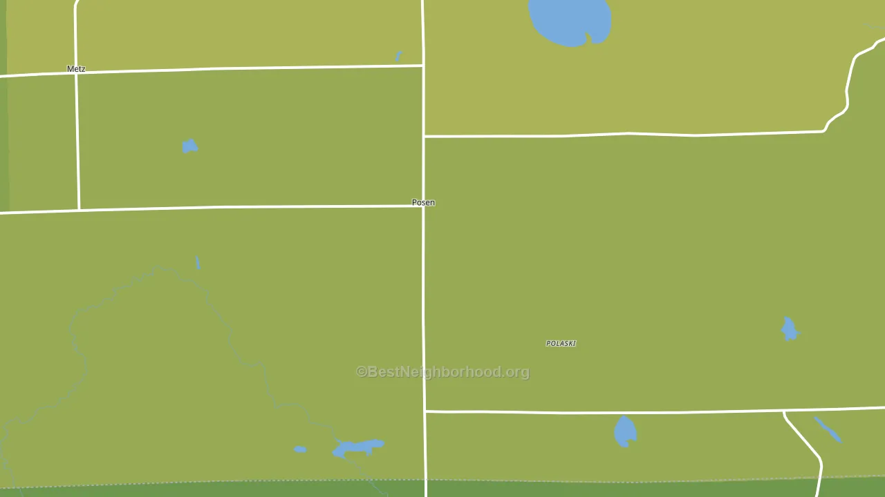 49776, MI block-group voter-turnout map