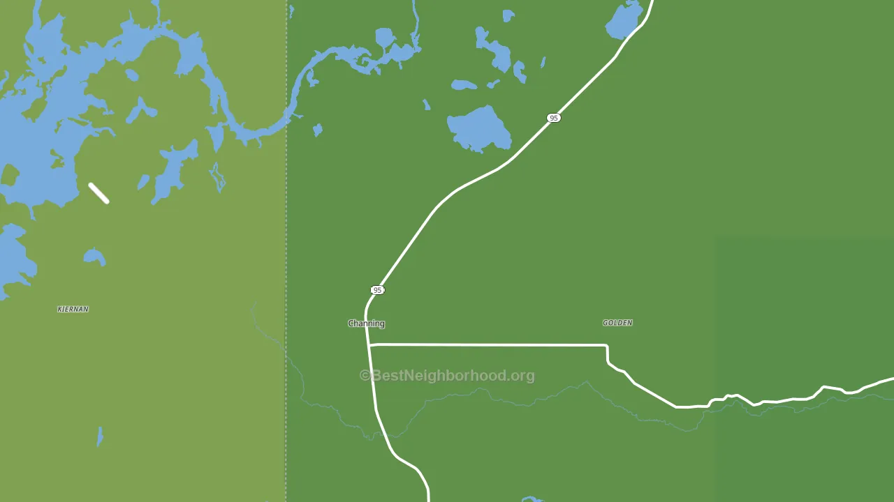 49815, MI block-group voter-turnout map