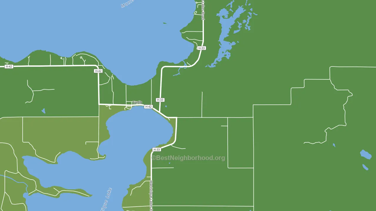 49820, MI block-group voter-turnout map