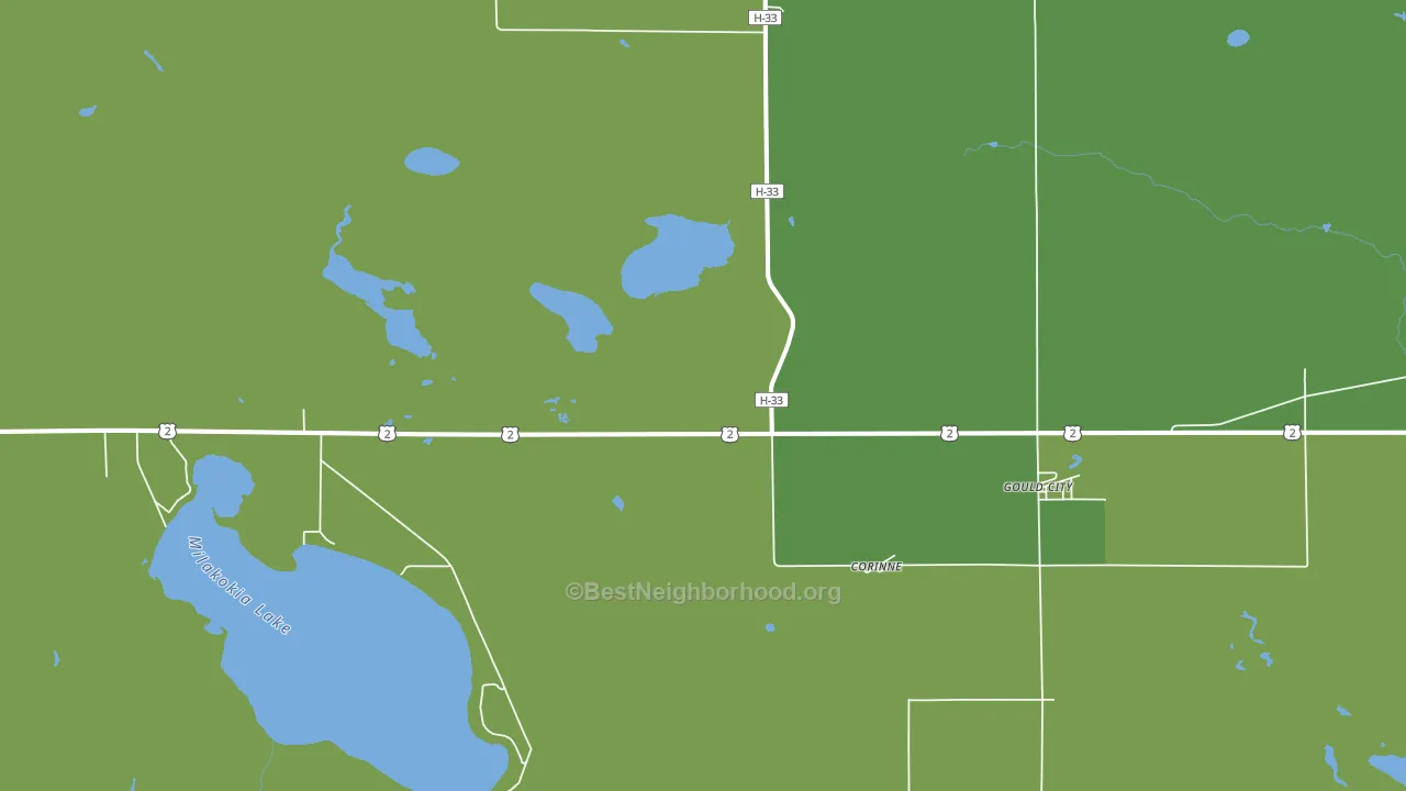 49838, MI block-group voter-turnout map