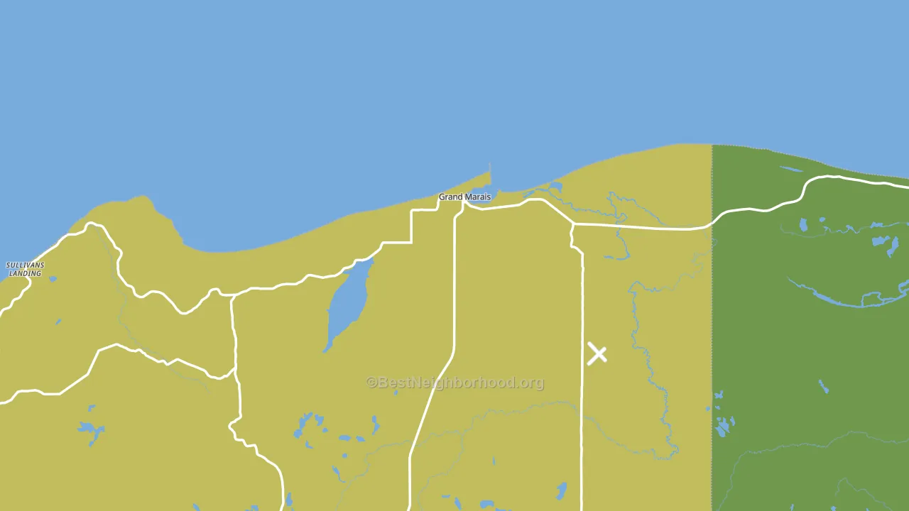 49839, MI block-group voter-turnout map