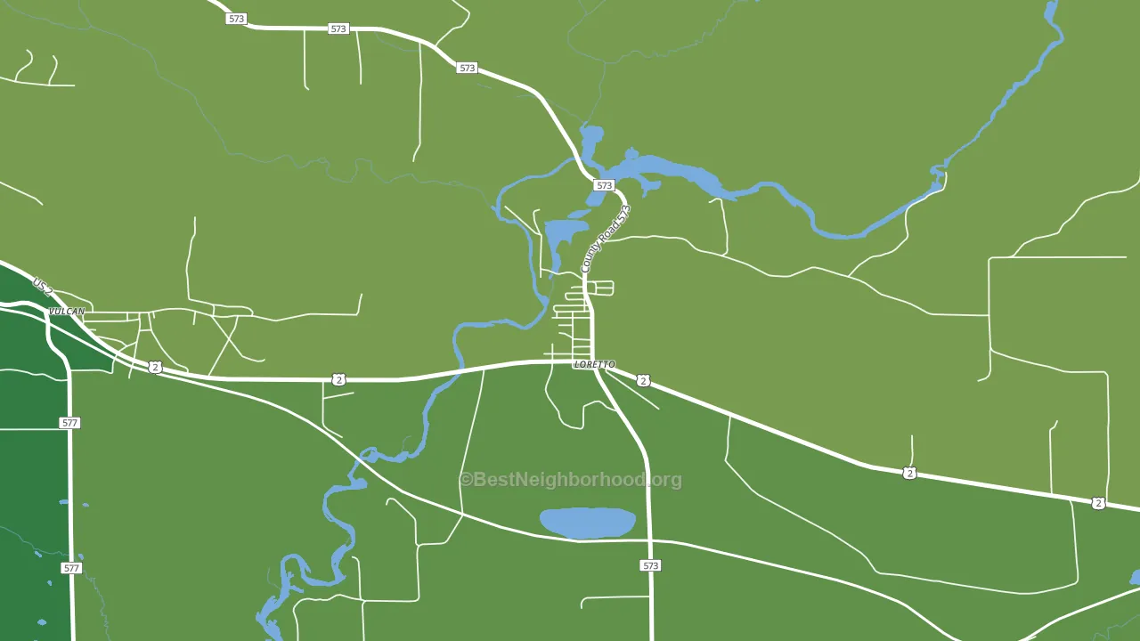49852, MI block-group voter-turnout map