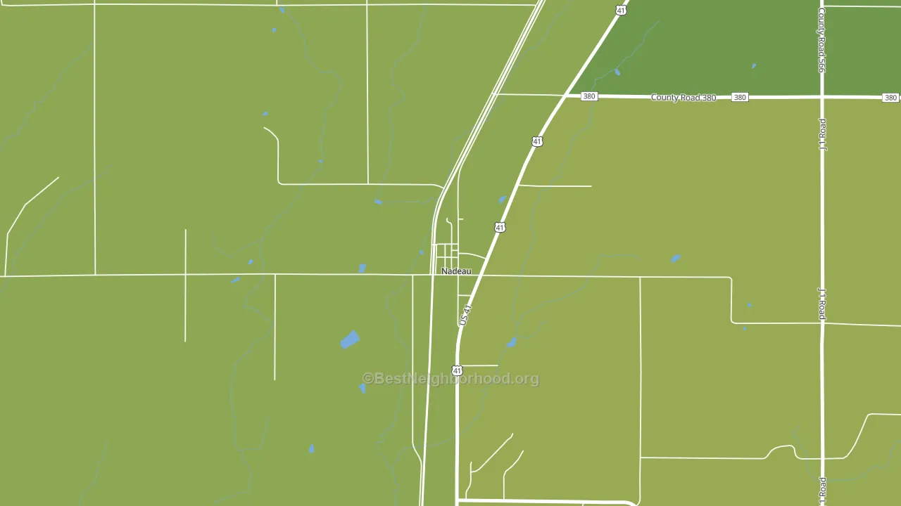 49863, MI block-group voter-turnout map