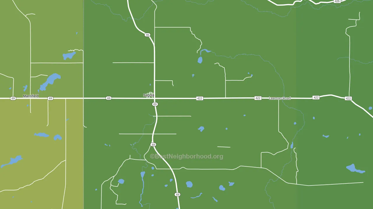 49881, MI block-group voter-turnout map