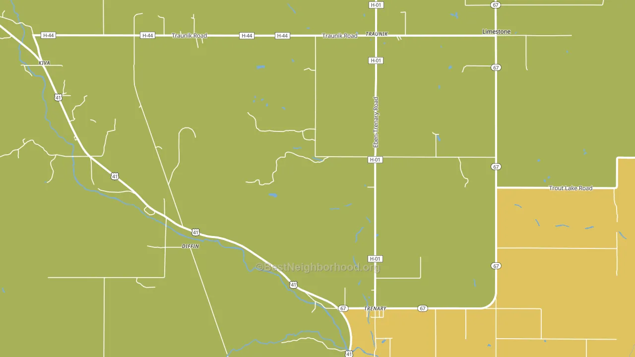 49891, MI block-group voter-turnout map