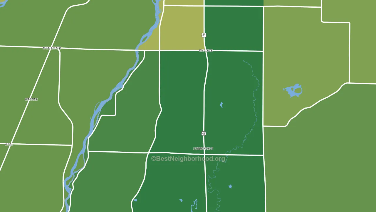 49893, MI block-group voter-turnout map
