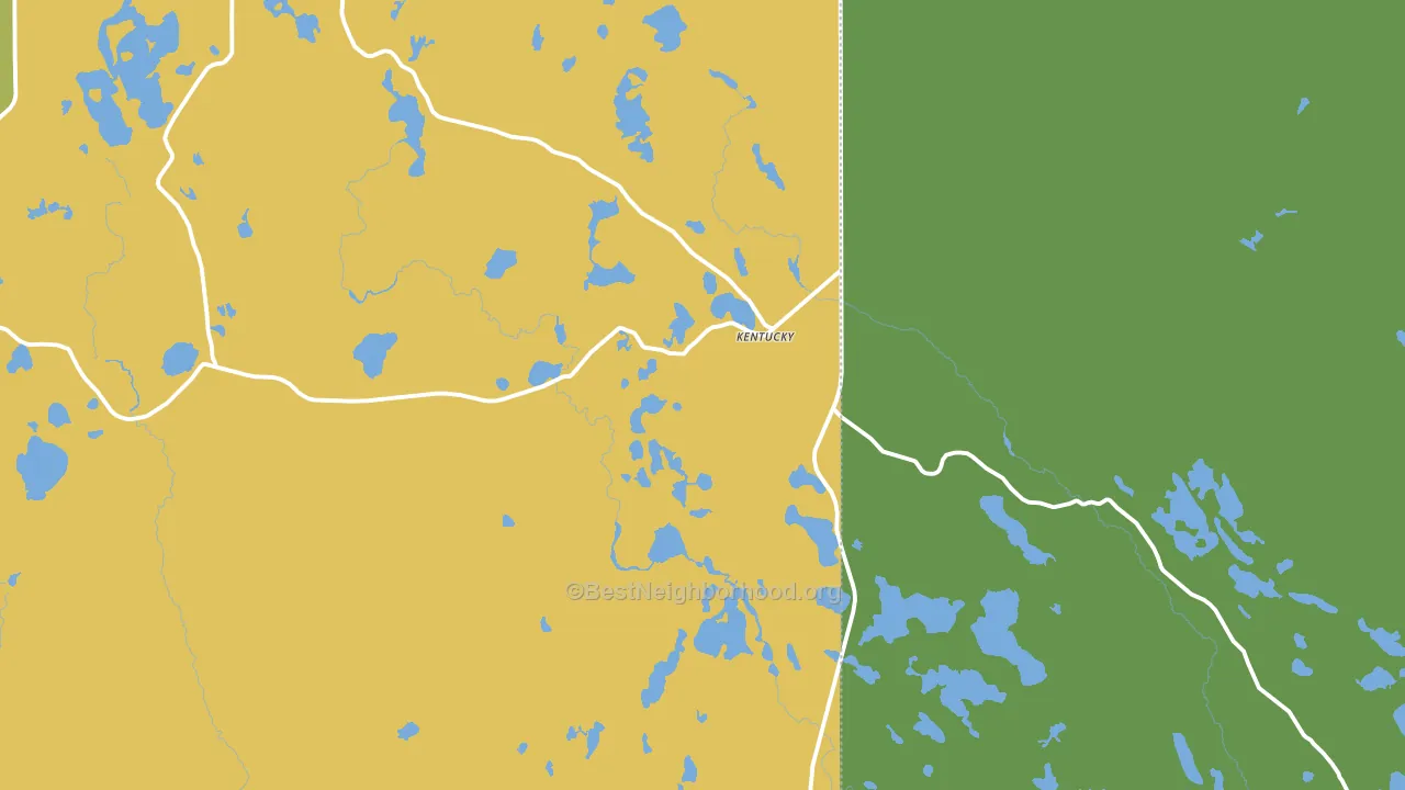 49895, MI block-group voter-turnout map