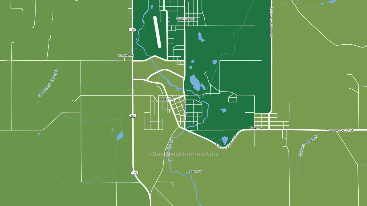 49915, MI block-group voter-turnout map