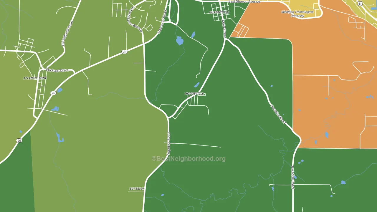 49921, MI block-group voter-turnout map