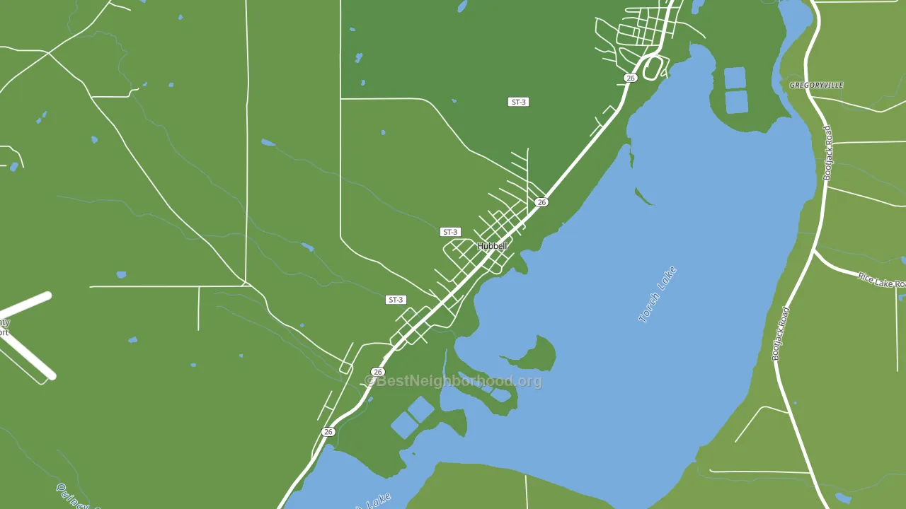 49934, MI block-group voter-turnout map